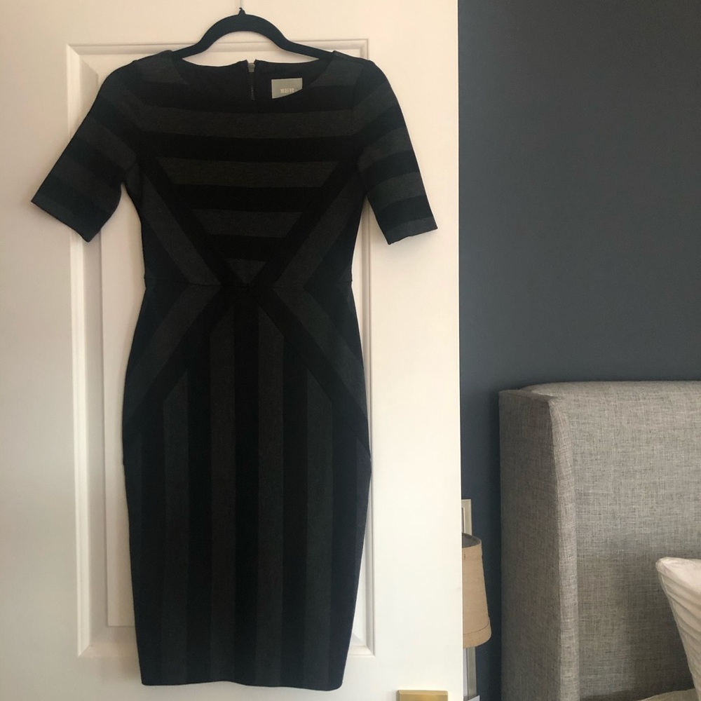 + ANTHROPOLOGIE + NWT Maeve Striped Fitted Dress